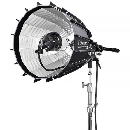 Parabolix 20" Reflector, Focus Mount PRO & Bowens Cage Mount Kit