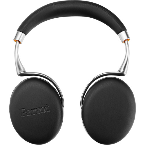 Parrot Zik 3.0 Stereo Bluetooth Headphones & Wireless Charger (Black, Leather-Grain)