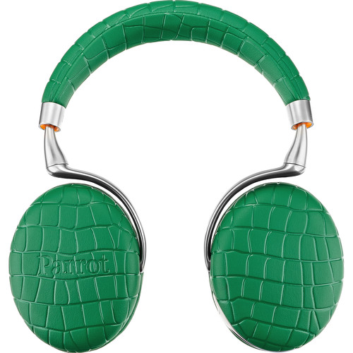 Parrot Zik 3.0 Stereo Bluetooth Headphones & Wireless Charger (Emerald Green, Croc)