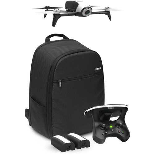 Parrot Bebop Pro 3D Modeling Drone with 14 Megapixel Flight Camera (White)