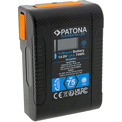 PATONA Platinum BP-75 Battery (74Wh, V-Mount)