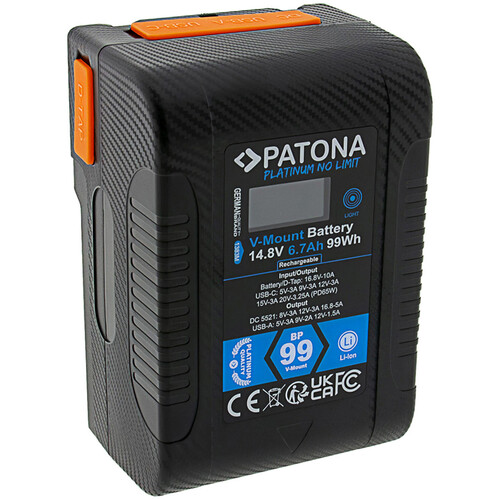 PATONA Platinum BP-99 Battery (99Wh, V-Mount)