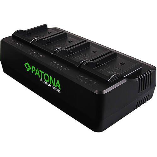 PATONA Premium 4-Port Battery Charger (8.4V/16.8V Main Station)