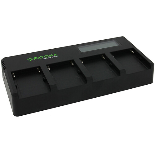 PATONA Premium 4-Battery Speed Charger (L-Series)