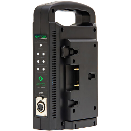 PATONA Premium Dual-Battery Charger (Gold Mount)