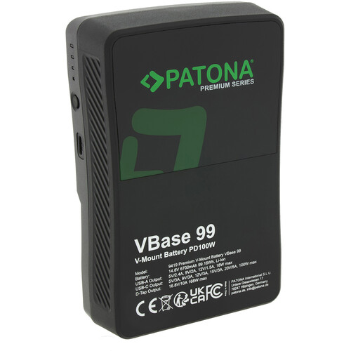 PATONA Premium VBase 99 Battery (V-Mount, 99Wh)