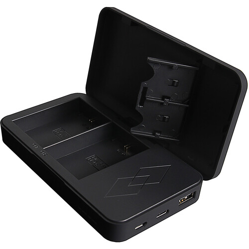 PATONA Dual Charger with Power Bank for Canon LP-E6