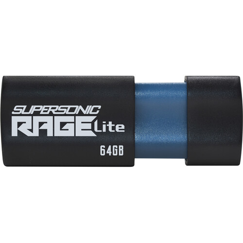 Patriot 64GB Supersonic Rage Lite USB 3.2 Gen 1 Type-A Flash Drive