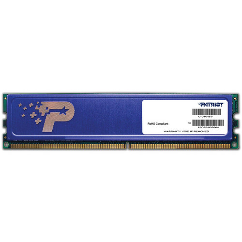 Patriot Signature Line 4GB DDR3 PC3-12800 240-Pin DIMM Memory with Heat Shield