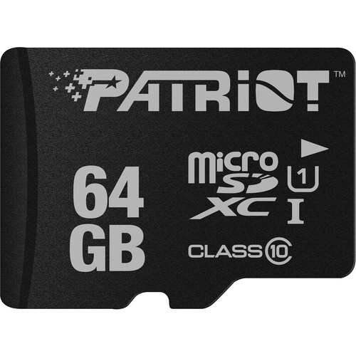 Patriot 64GB LX Series UHS-I microSDXC Memory Card