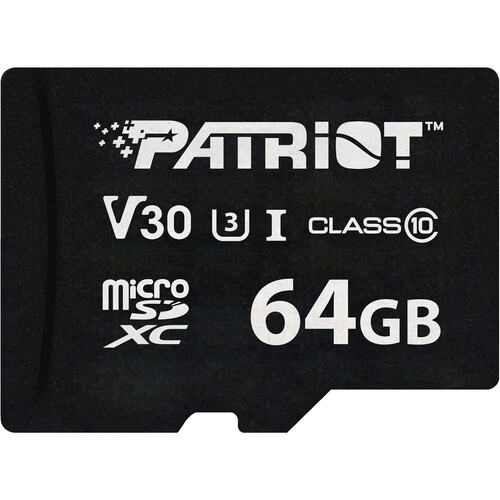 Patriot 64GB VX Series UHS-I microSDXC Memory Card