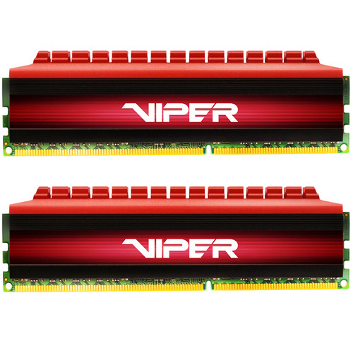 Patriot 32GB Viper 4 DDR4 3200 MHz UDIMM Memory Kit (2 x 16GB, Black/Red)