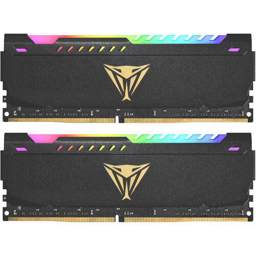 Patriot 16GB Viper Steel RGB DDR4 3600 MHz UDIMM Memory Kit (2 x 8GB)