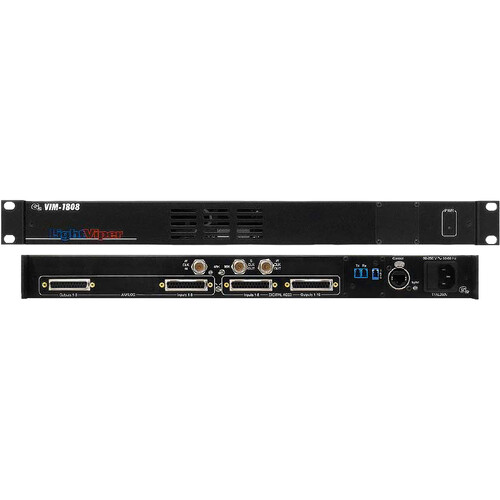 Patton Fiberplex VIM-1808-E-02 8x8 Tie Line Master Multimode OpticalCon