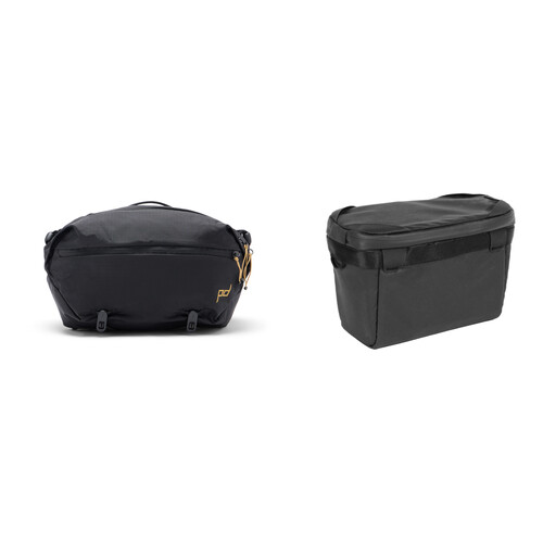Peak Design Outdoor Sling and Camera Cube Kit (Black, 7L)