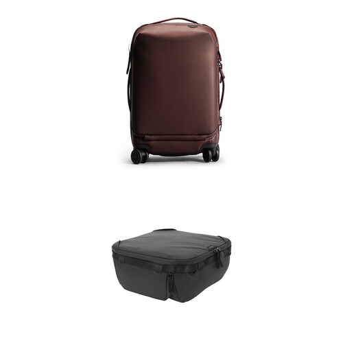 Peak Design Roller Pro Carry-On with Medium V2 Cube Kit (Eclipse)