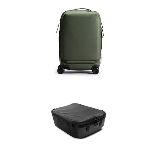 Peak Design Roller Pro Carry-On with X-Large V2 Cube Kit (Sage)