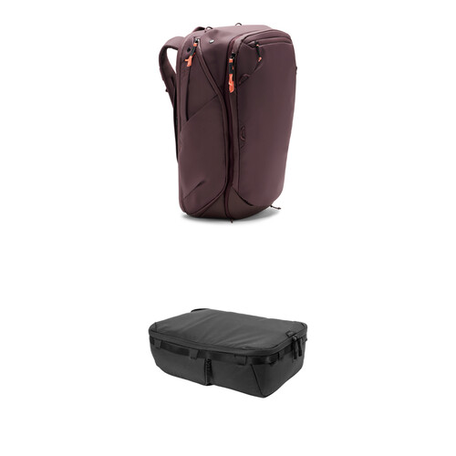 Peak Design Travel Backpack with Large Camera Cube V2 Kit (Eclipse, 45L)