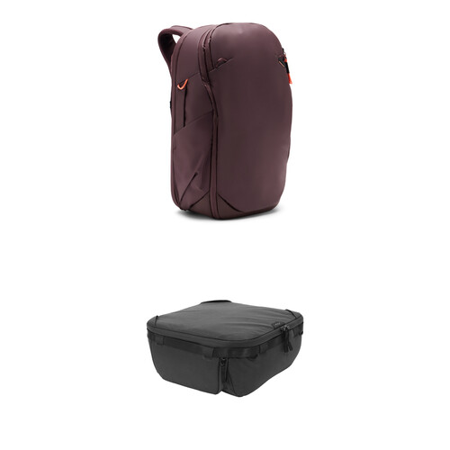 Peak Design Travel Backpack with Medium Camera Cube V2 Kit (Eclipse, 30L)