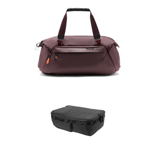 Peak Design Travel Duffel with Large Camera Cube V2 Kit (Eclipse Purple, 35L)