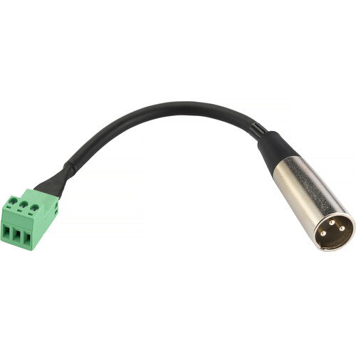 Pearstone AC-PHXMXM Male Phoenix to XLR Male Adapter Cable (9")