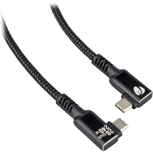 Pearstone Align Series USB4 Right-Angle to Right-Angle Cable (8.5")