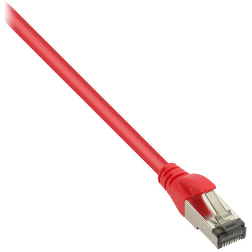 Pearstone Cat 7 Double-Shielded Ethernet Patch Cable (1', Red)