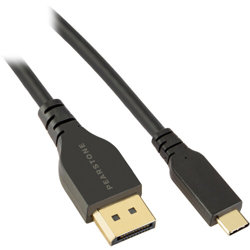 Pearstone USB Type-C Male to DisplayPort Male 8K Cable (3.3')