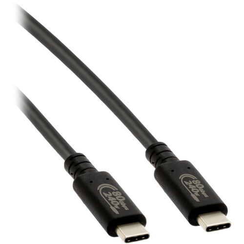 Pearstone USB4 240W 80 Gb/s Type-C Cable (3.3')