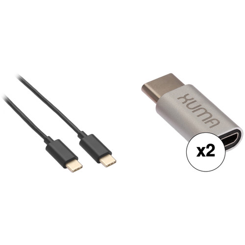 Pearstone USB 2.0 Type-C Cable with Micro-USB Adapter Kit (3")
