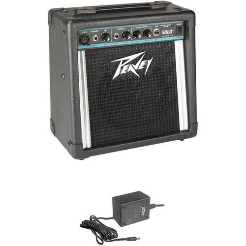 Peavey Solo Portable Battery-Powered PA System with AC Adapter Kit