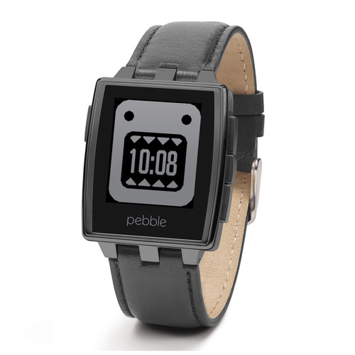 Pebble Steel Smartwatch (Matte Black)