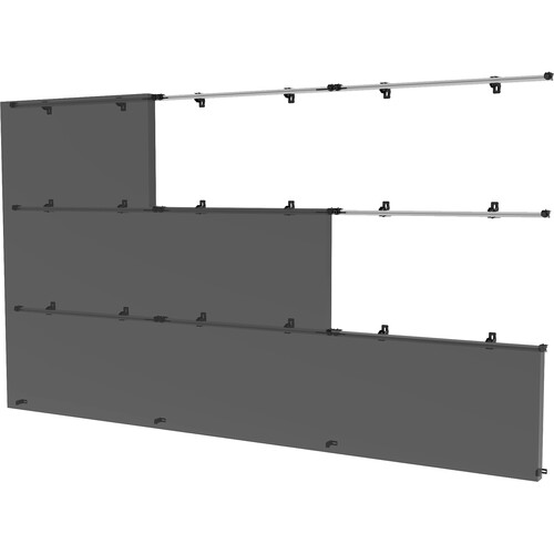 Peerless-AV DS-LEDUNV1200-3X3 Preconfigured SEAMLESS Kitted Universal dvLED Mounting System for 1200mm Wide Cabinets