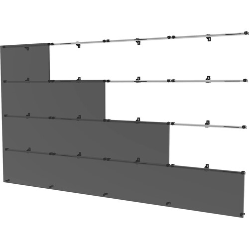 Peerless-AV DS-LEDUNV960-4X4 Preconfigured SEAMLESS Kitted Universal dvLED Mounting System for 960mm Wide Cabinets