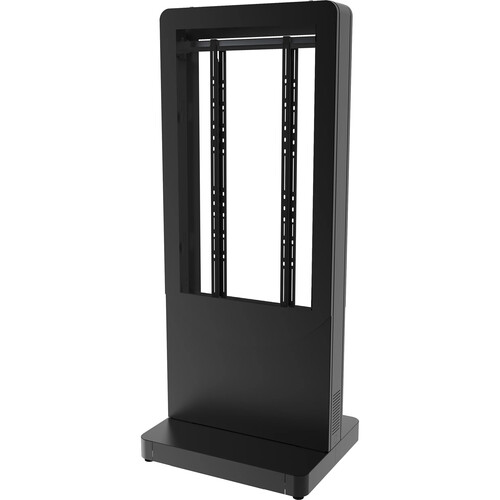Peerless-AV 49" Curve Totem/Portrait Kiosk With Wheeled Base