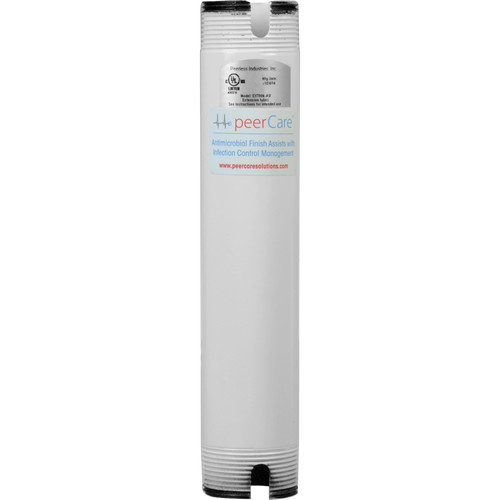 Peerless-AV EXT006-AW 6" Antimicrobial Fixed Extension Column (White)