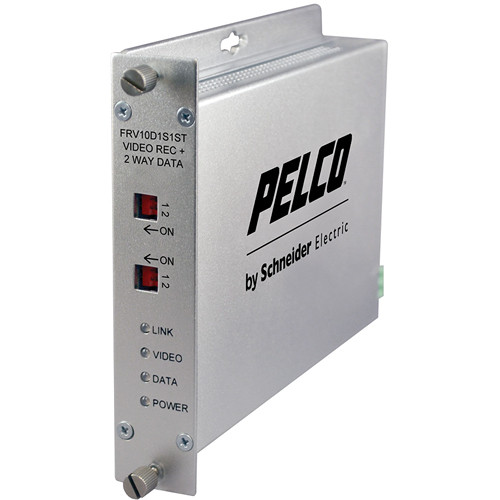 Pelco FRV10D1S1ST Fiber Receiver with ST Connector