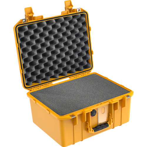 Pelican 1507AirWF Hard Carry Case with Foam Insert and Liner (Yellow)