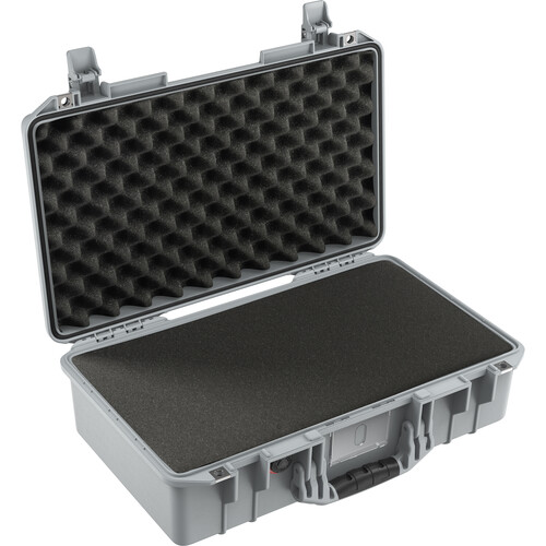Pelican 1525AirWF Hard Carry Case with Foam Insert and Liner (Silver)