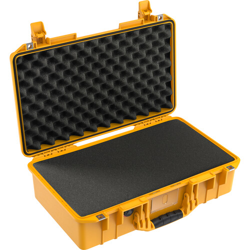 Pelican 1525AirWF Hard Carry Case with Foam Insert and Liner (Yellow)