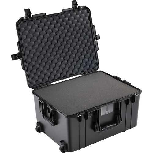 Pelican 1607AirWF Wheeled Carry-On Hard Case with Foam Insert (Black)
