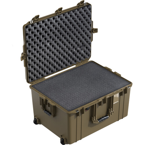Pelican 1637AirWF Wheeled Hard Case with Foam Insert (Tan)