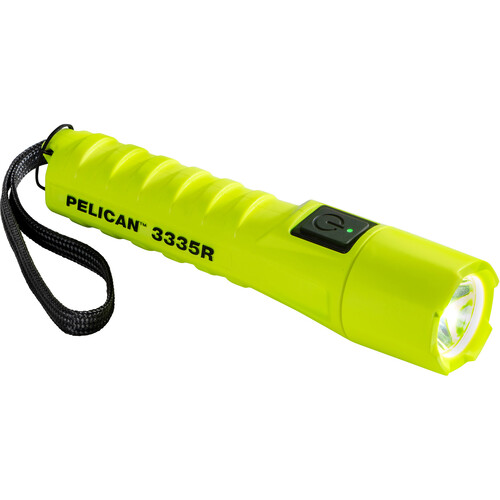 Pelican 3335R Intrinsically Safe Rechargeable Flashlight (Yellow)