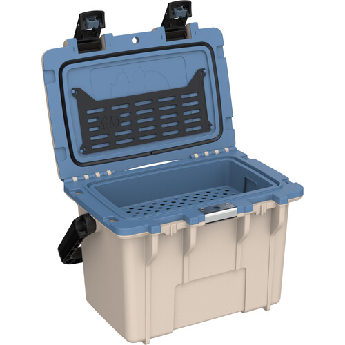 Pelican 14QT Personal Cooler (Tan / Kashmir Blue)