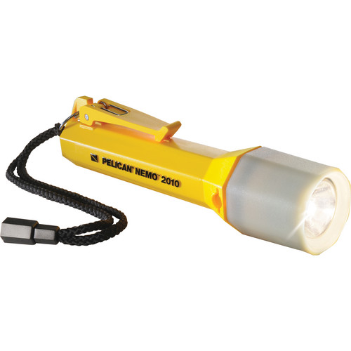 Pelican Nemo 2010 LED Flashlight with Photoluminescent Shroud (Yellow)