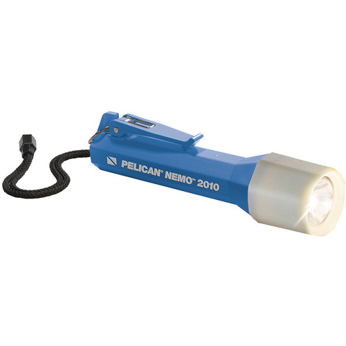 ＰＥＬＩＣＡＮ　ニモ　２０１０Ｎ　青　リコイルＬＥＤライト　品番 2010NBL Pelican Nemo 2010N LED Dive Light (Blue) 2010-019-127 B&H Photo