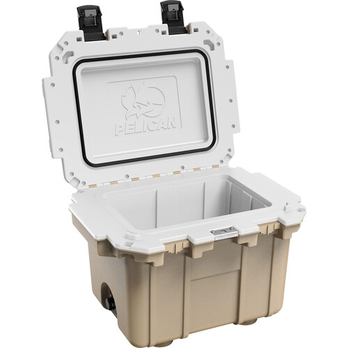 Pelican 30QT Elite Cooler (Tan / White)