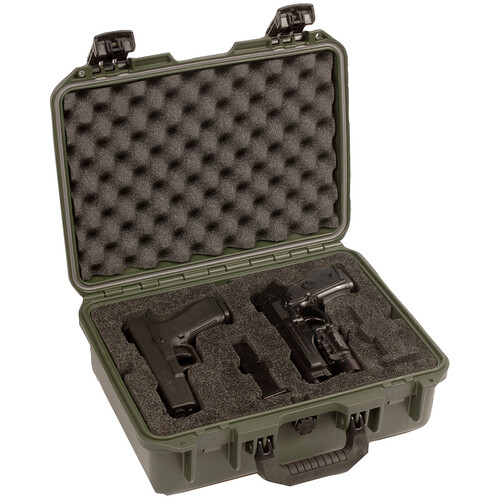 Pelican Gun Case for 2 Pistols (OD Green)