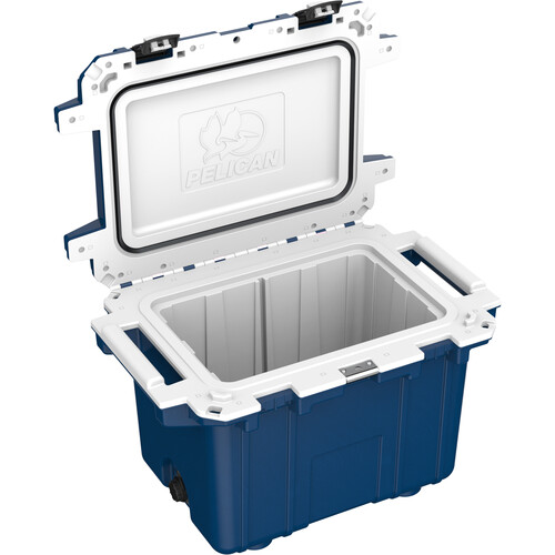 Pelican 50QT Elite Cooler (Midnight Blue / White)