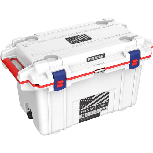 Pelican 70QT Elite Cooler (America 250 Limited Edition Red / White / Blue)